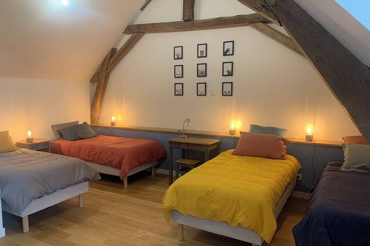 Chambre d’hôte pour 4 personnes à Quelaines-Saint-Gault