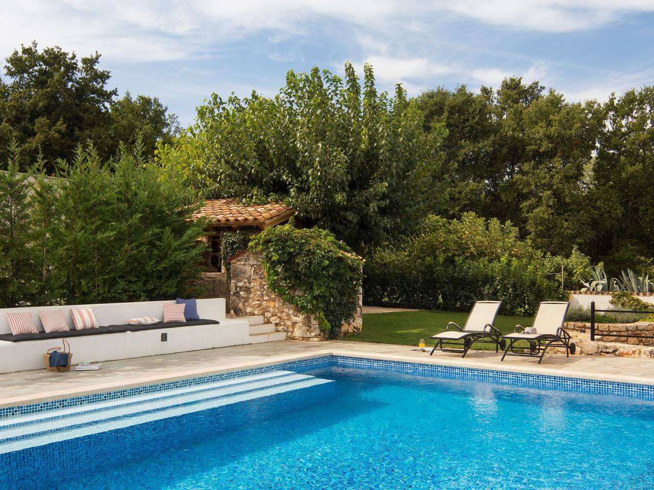 Villa Flavia Traditionelles Steinhaus mit Pool in Umag und Umgebung