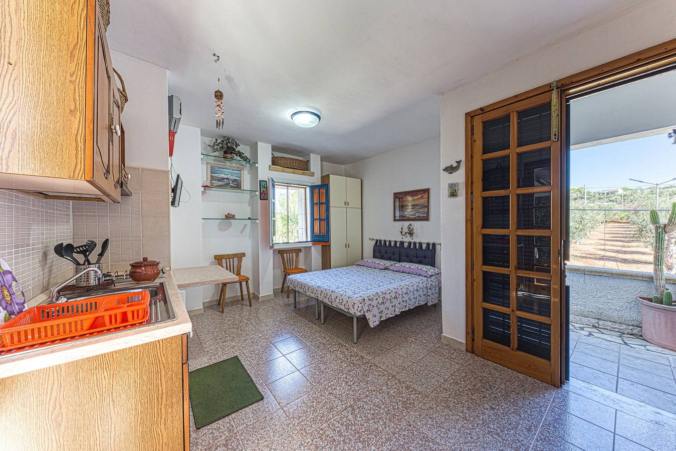 Studio entier, Studio Monolocale Margherita avec vue sur mer, balcon & Wi-Fi in Torre Pali, Salve