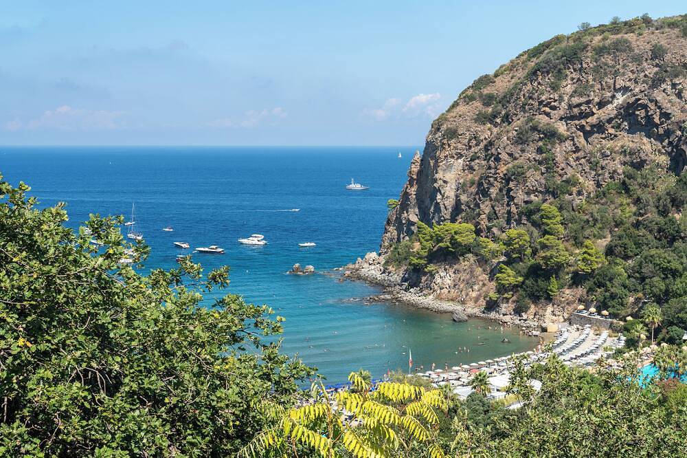 The terrace on the bay- ischia san montano view in Forio, Ischia
