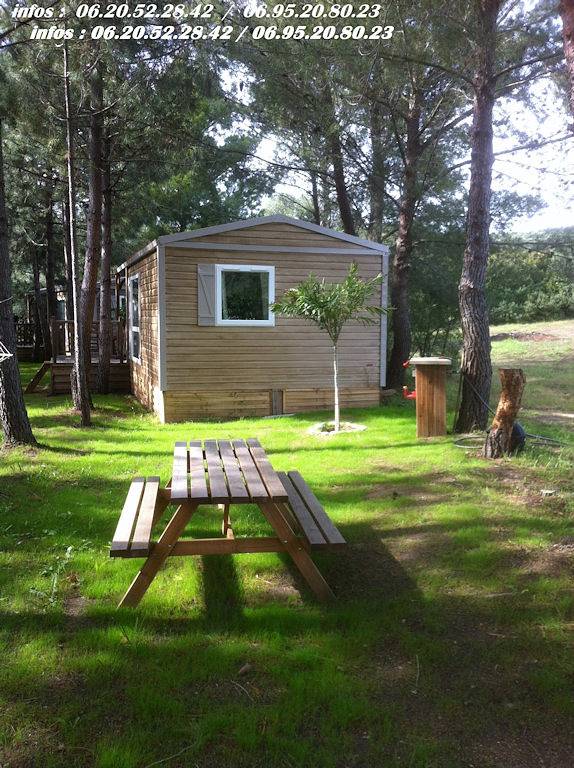 Mobil home pour 4 personnes, avec jardin en Corse - 2