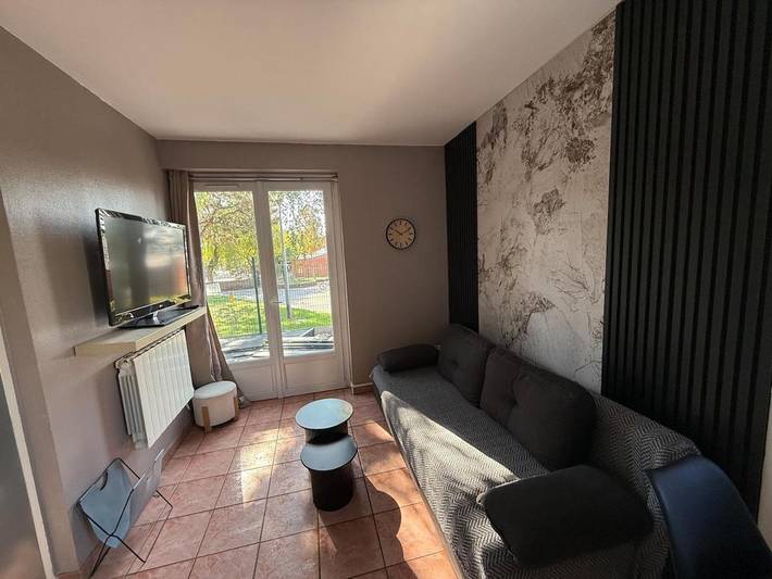 Gîte pour 3 personnes, avec Terrasse ainsi que Jardin et Vue à Wattignies