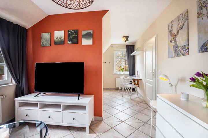 Ganze Wohnung, Apartment 'Niemark Gestüt Kriseby' mit Gemeinschaftsterrasse und Wlan in Sankt Jürgen, Lübeck