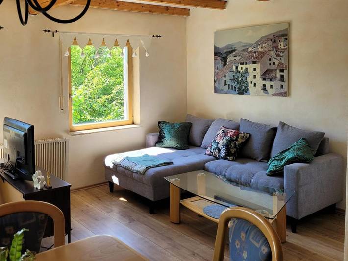 Ferienwohnung für 3 Personen, mit Ausblick und Garten in Nonnweiler