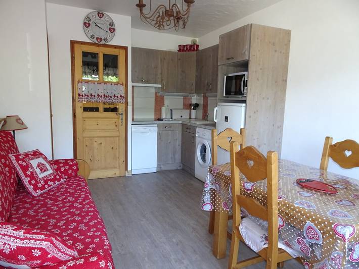 Location de vacances pour 4 personnes, avec terrasse à Champagny-en-Vanoise