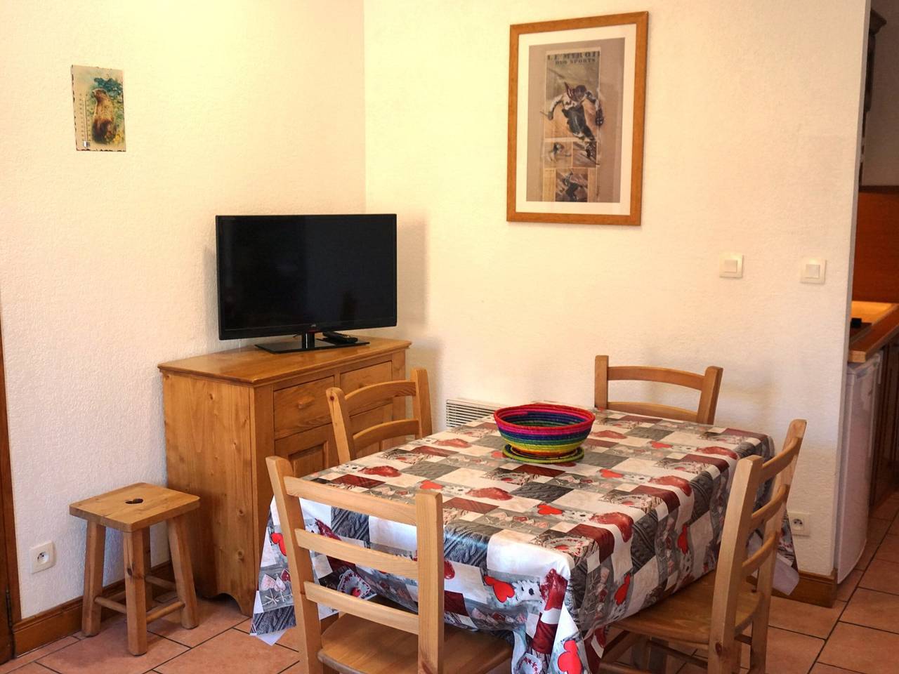 Ganze Wohnung, 3-Zimmer Apartment 40m² - 6 Pers, In Pistennähe, Parkplatz, Haustiere Ok in Orcières, Nationalpark Écrins