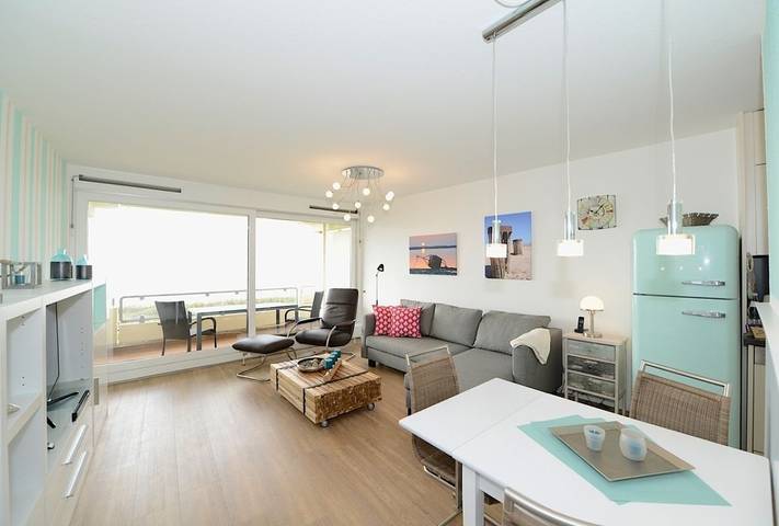 Ferienwohnung für 4 Personen, mit Balkon und Sauna sowie Pool, mit Haustier - 1