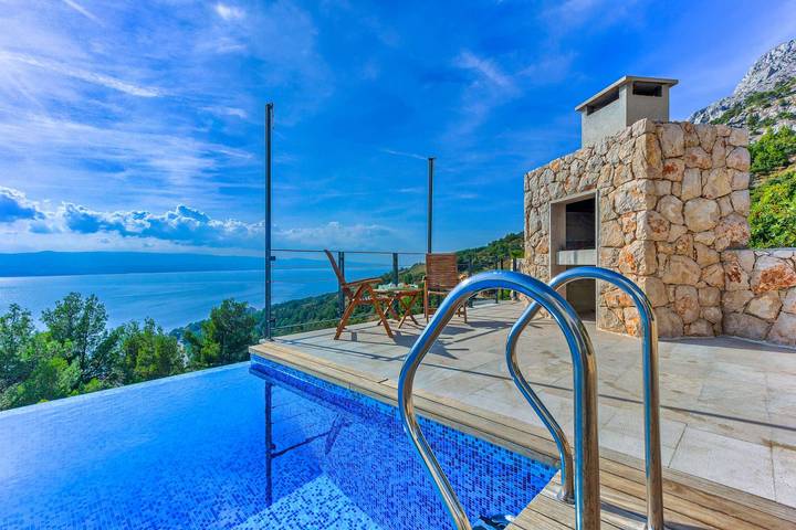 Villa pour 9 personnes, avec vue ainsi que piscine et jardin à Mimice - 4