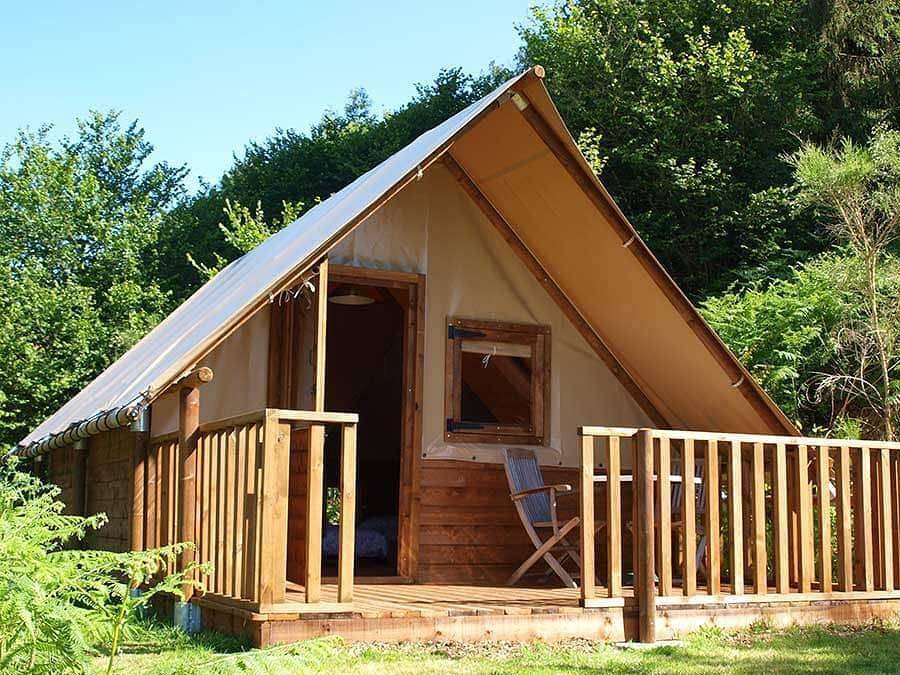 Flower Camping Les Granges - Lodge 4 personen - Amazonas-Lodge Standard 20 m2 + Terrasse in Luynes, Tours und Umgebung
