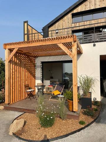 Gîte pour 2 personnes, avec terrasse à Lampaul-Plouarzel
