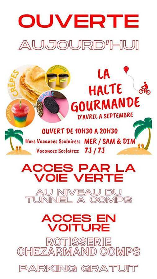 Location de vacances pour 4 personnes, avec terrasse et vue à Comps - 2