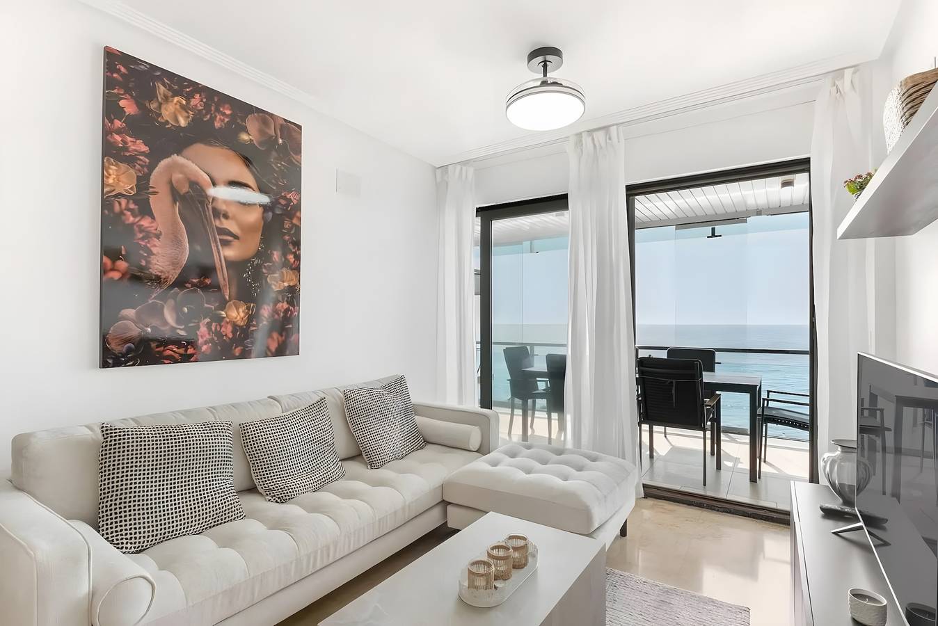 Ganze Wohnung, Sea Side Purísima – Modernes Apartment direkt am Meer mit Panoramablick in Cala del Palangre (Torrevieja), Torrevieja