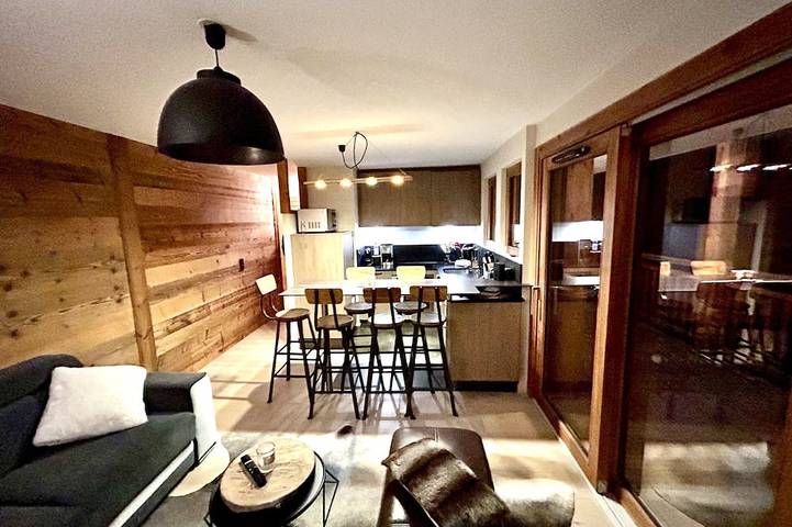 Location de vacances pour 5 personnes, avec balcon à Les Gets