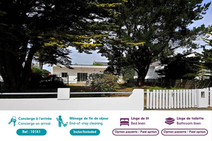 Location de vacances pour 6 personnes, avec terrasse et jardin à Pornichet - 3