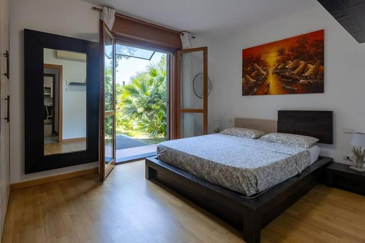 Apartamento para 4 personas, con jardín y vistas al lago en Provincia de Milan