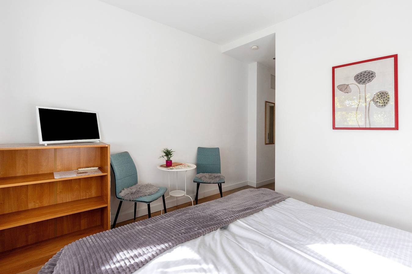 Kamer 'Albrechtshof Kamer Parkzicht 3' met gedeeld terras en wifi in Potsdam, Mittelmark