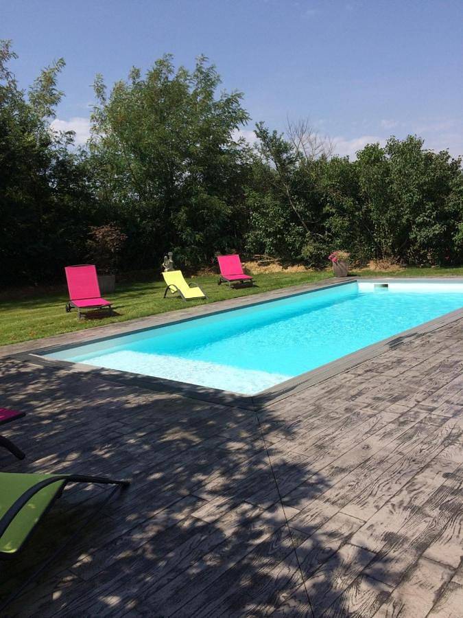 Maison de vacances pour 4 personnes, avec terrasse et vue ainsi que piscine et jardin - 1