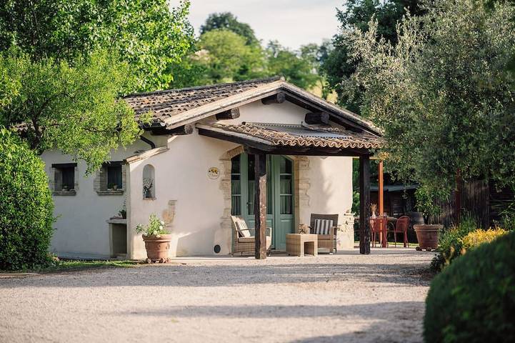 Ferienhaus für 3 Personen, mit Garten und Balkon