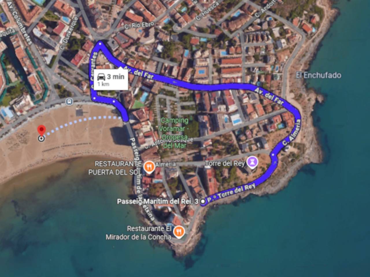 Apartamento entero, Amplio apartamento con vista al mar en Orpesa, España in Playa Morro de Gos, Oropesa del Mar