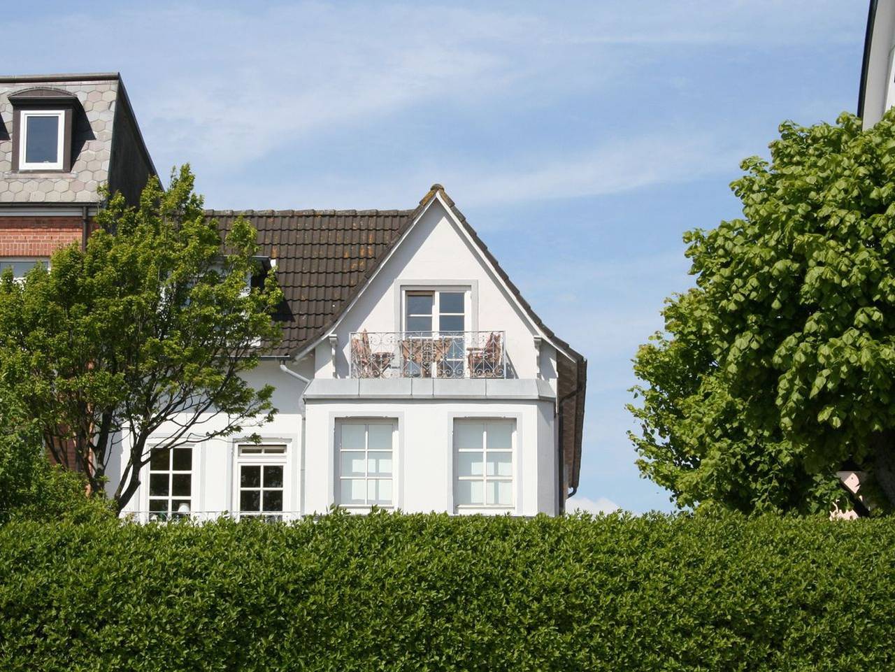Ganze Ferienwohnung, Sandwallkoje - Ferienwohnung Sandwallkoje - mit Meerblick und kleinem Balkon in Wyk auf Föhr (Stadt), Wyk auf Föhr