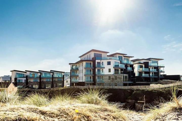 Apartment for 2 people, with Balcony and Terrace as well as Garden and View in Perranporth