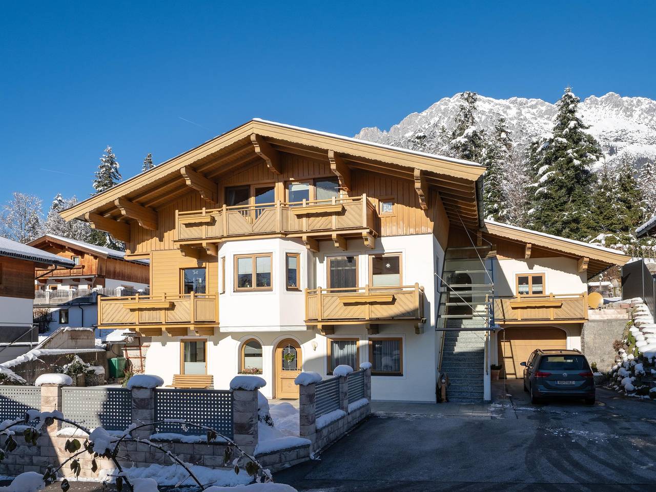 Ganze Ferienwohnung, Appartement/Fewo, Dusche, Wc, 1 Schlafraum in Scheffau am Wilden Kaiser, Kitzbüheler Alpen
