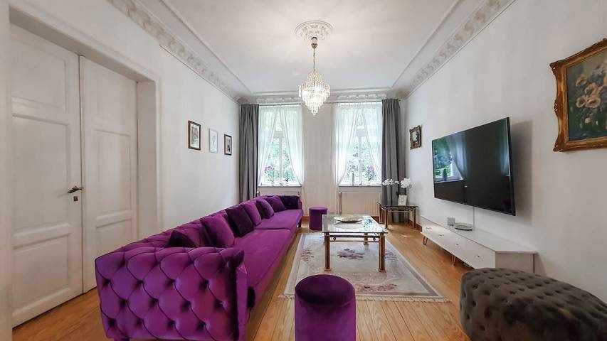 Ferienwohnung für 6 Personen, mit Ausblick und Garten sowie Sauna in Gehlsdorf