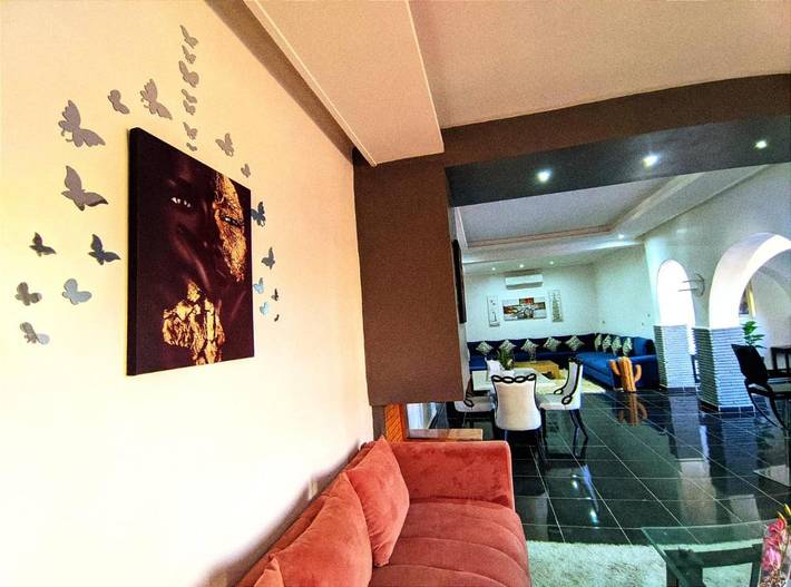 Chambre d’hôte pour 8 personnes, avec jardin et terrasse ainsi que piscine et vue dans Sidi Youssef Ben Ali - 2