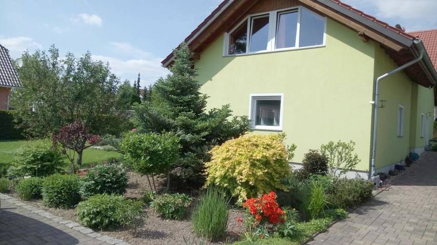 Ferienhaus für 5 Personen, mit Garten und Ausblick in Göda