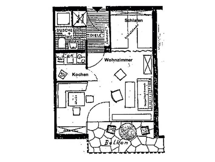 Gemütliche Ferienwohnung in der Nähe des Walchensees mit Balkon und WLAN in Walchensee