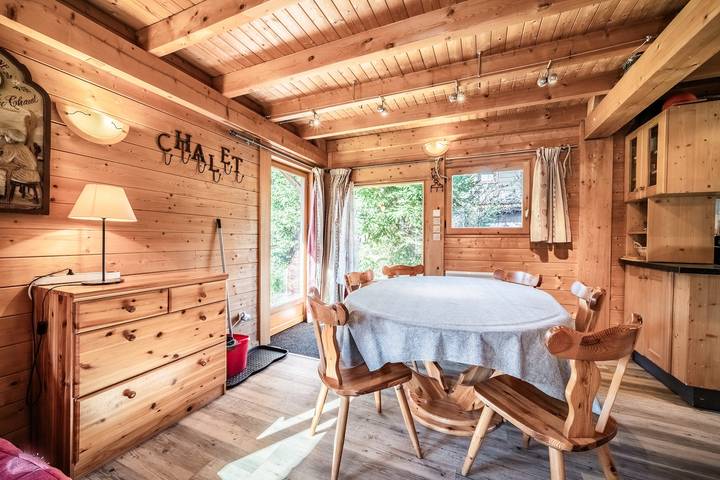 Chalet „6p Confort – Le Mouflon“ mit Bergblick, Gemeinschaftsterrasse und Wlan in Verchaix, Region Bonneville