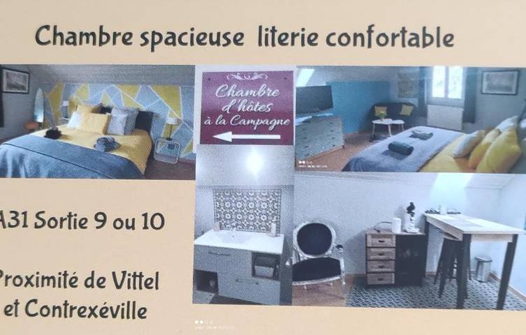 Chambre d’hôte pour 3 personnes, avec jardin et vue dans Neufchâteau - 2