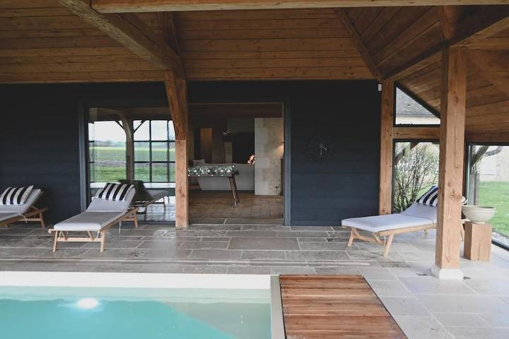 Location de vacances pour 10 personnes, avec piscine ainsi que jardin et sauna, animaux acceptés dans Perche-en-Nocé - 4