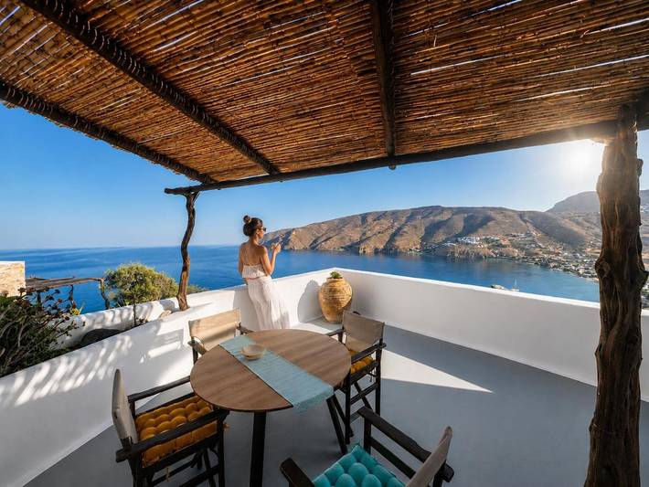 Hôtel pour 2 personnes, avec Balcon et Terrasse ainsi que Jardin et Vue
