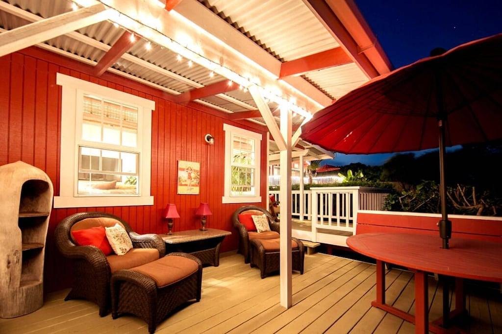 Red 'Ohana 2Bd, Luxus-Ferienhaus in Hawaii oberhalb von Mauna Kea und Hapuna Beach in Waimea, Kohala