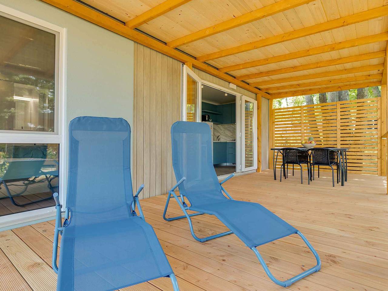 Ferienhaus mit Terrasse und Klimaanlage in Lovrecica, Umag und Umgebung