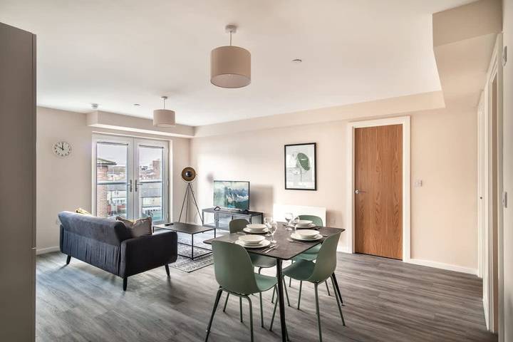Apartamento entero, Apartamento de vacaciones para 4 personas con jardín in Mánchester, Gran Mánchester
