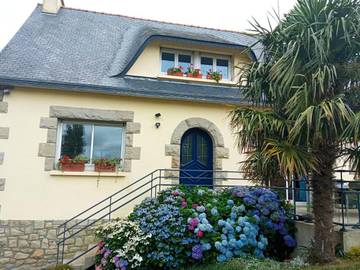 Cottage pour 2 personnes, avec vue et jardin à Tramain