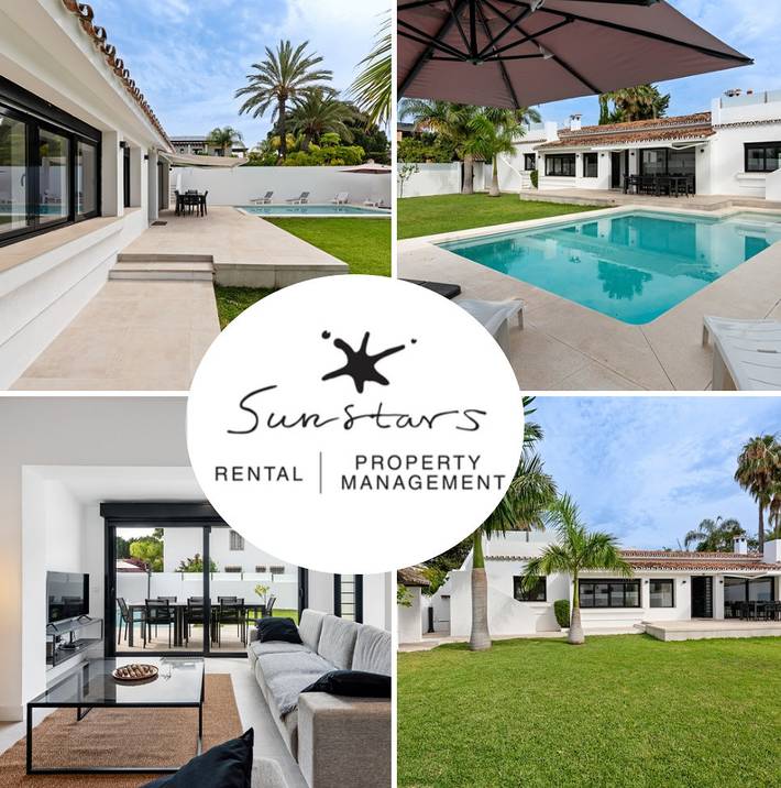 Villa para 8 pessoas, com jardim e terraço em Marbella