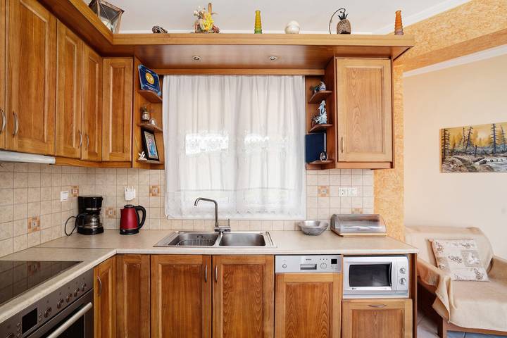 Entire apartment, "Lakis Apartment" with Sea View, Garden, Terrace & Wi-Fi in Spartochori, Meganisi