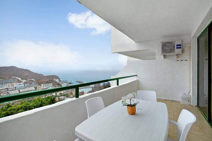Vakantiewoning voor 4 personen, met Balkon en Kinderzwembad in Puerto Rico (Gran Canaria)