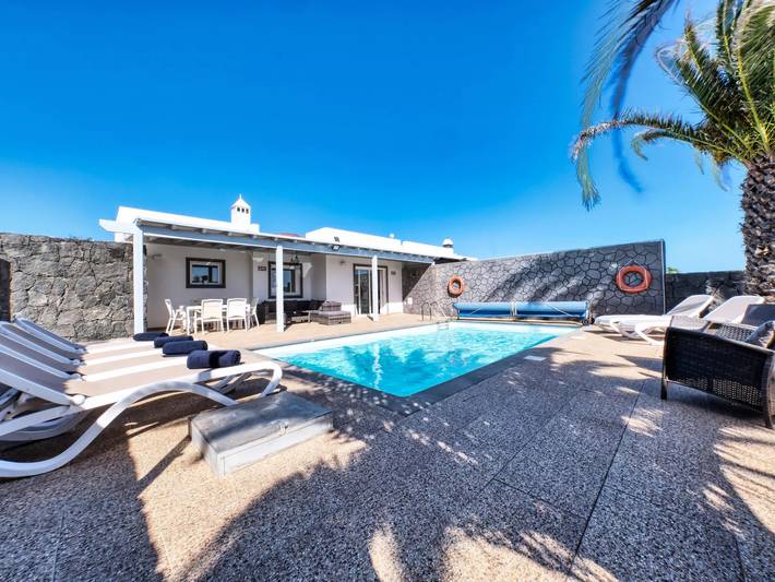 Cottage pour 6 personnes, avec jardin dans Lanzarote