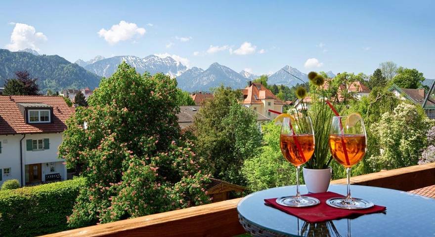 Hotel für 3 Personen, mit Ausblick und Garten sowie Sauna bei Neuschwanstein - 4