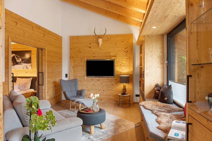 Ferienhaus für 4 Personen, mit Garten und Sauna in Krün - 3