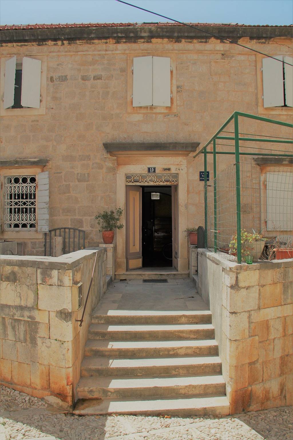 Cały apartament, Jednopokojowy apartament z balkonem i widokiem na morze Postira, Brač A-18971-a in Postira, Brac