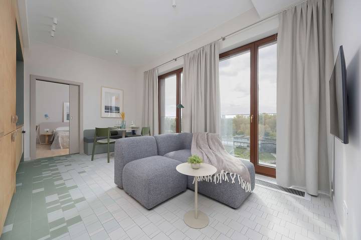 Glamping dla 4 osób, z balkon/ taras w Warszawa