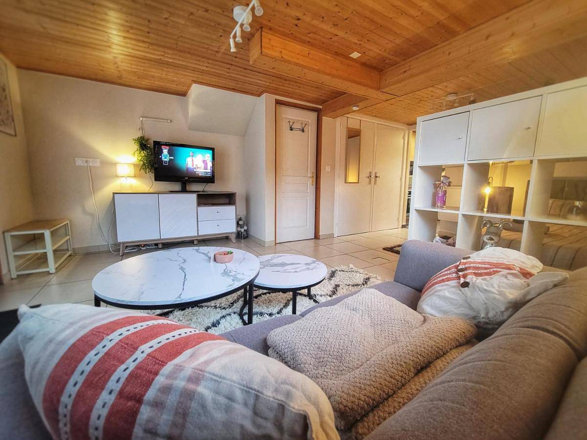 Appartement entier, Studio Design 40m2 Calme avec Parking Proche Geneve et Annecy in Arenthon, Région de Bonneville