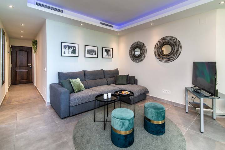 Ferienwohnung für 4 Personen, mit Garten und Balkon in Puerto Banús