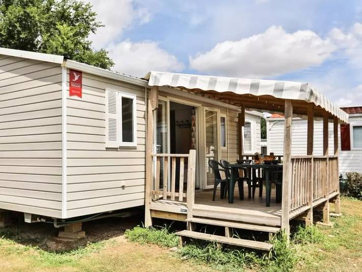Mobil home pour 6 personnes, avec bassin pour enfant à Angles - 2