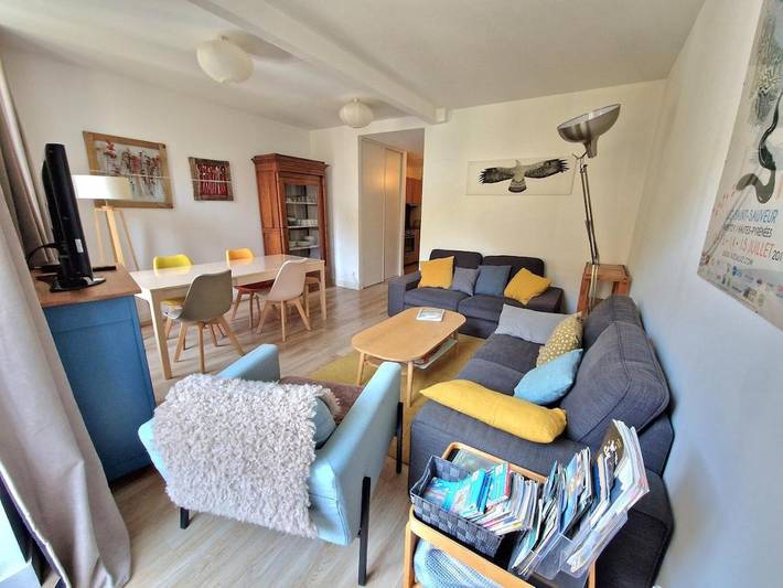 Gîte pour 5 personnes, avec balcon et vue dans Thermes Luz Saint Sauveur